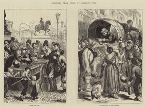 Sketches from Paris, by Balloon Post